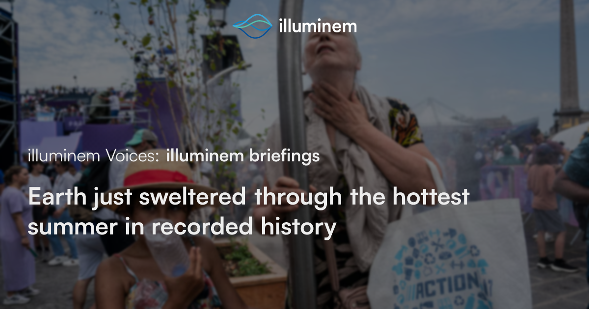 Earth just sweltered through the hottest summer in recorded history ...