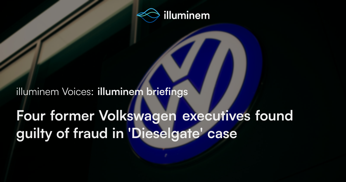 Four former Volkswagen executives found guilty of fraud in 'Dieselgate ...