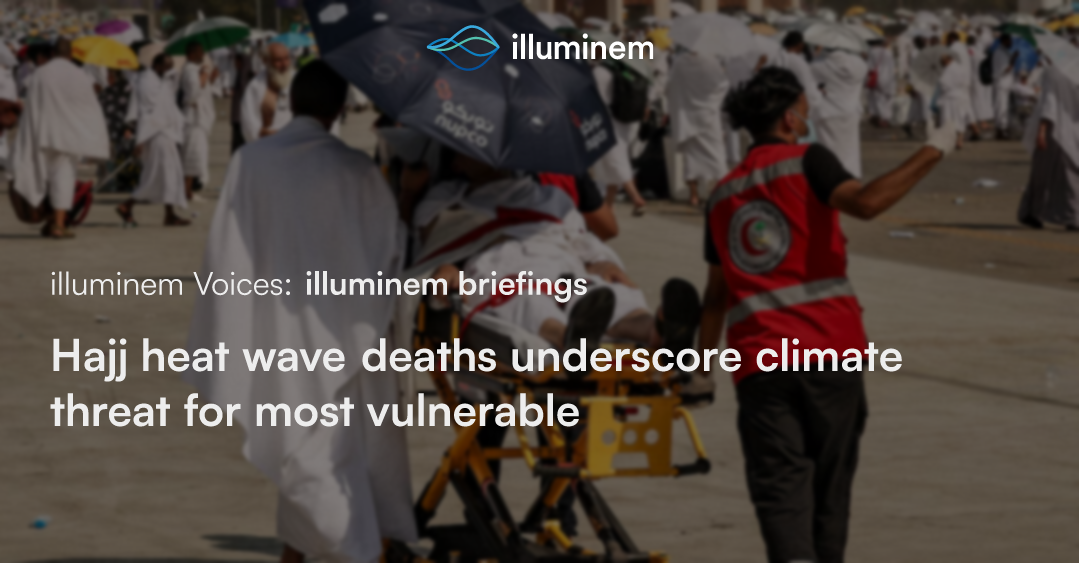 Hajj heat wave deaths underscore climate threat for most vulnerable ...