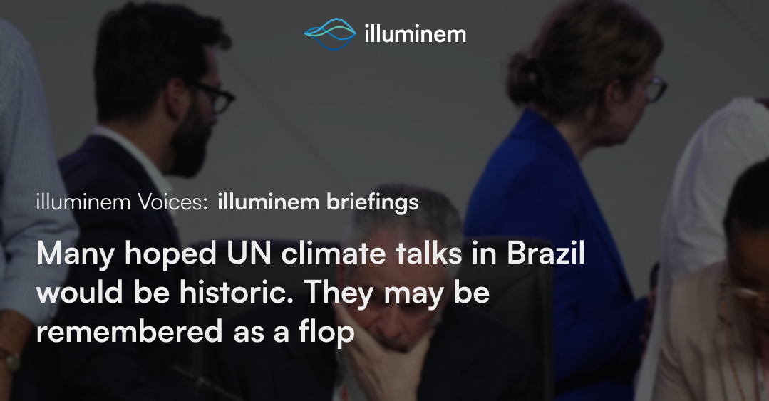 Beaucoup espéraient que les négociations de l’ONU sur le climat au Brésil seraient historiques. On s’en souviendra peut-être comme d’un échec