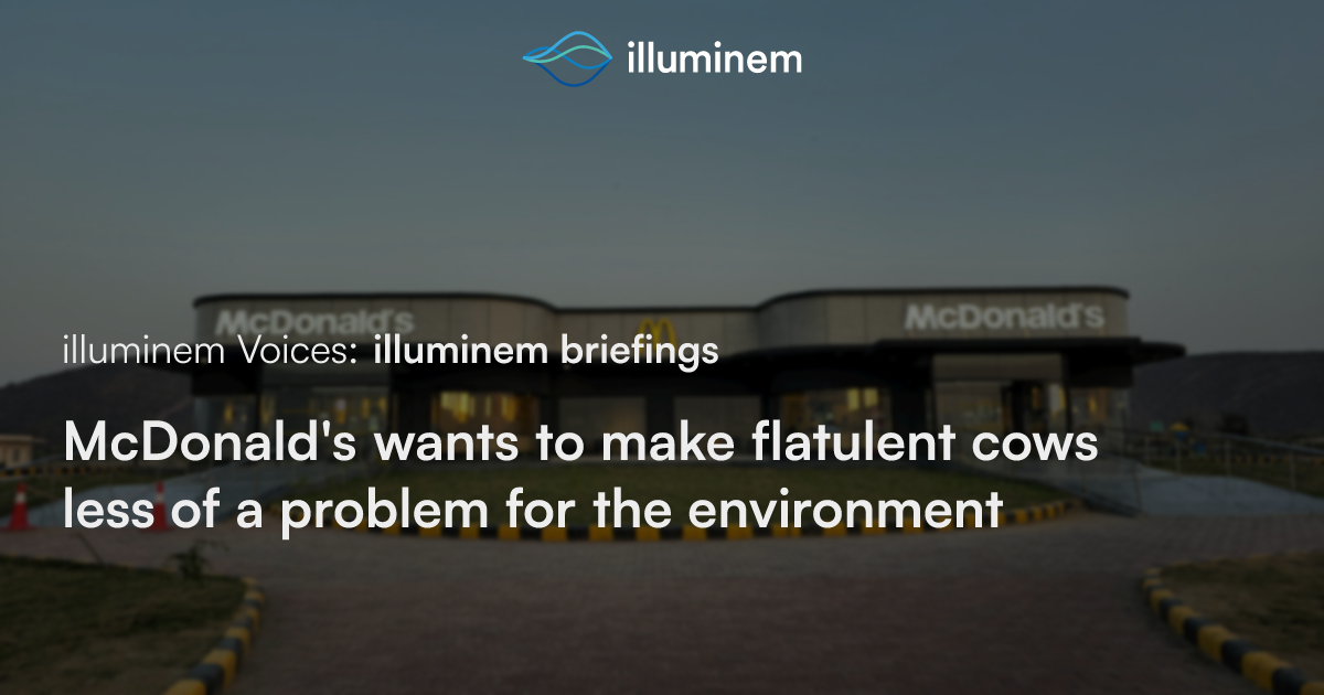 McDonald's wants to make flatulent cows less of a problem for the ...