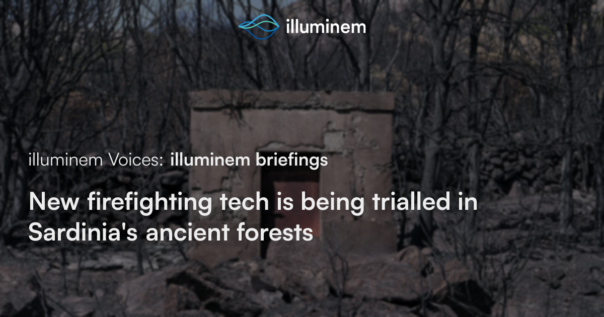 New firefighting tech is being trialled in Sardinia’s ancient forests ...