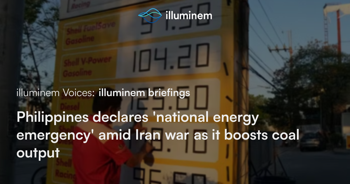 Philippines declares ‘national energy emergency’ amid Iran war as it ...