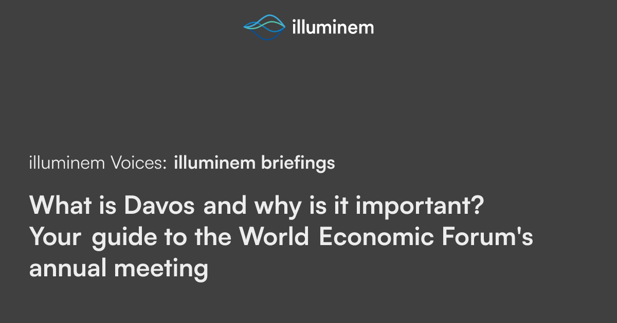 What is Davos and why is it important? Your guide to the World Economic ...